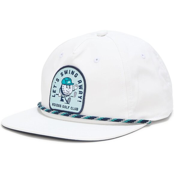 Unisex Golf Hat 97% Recycled Polyester 5-Panel Rope Stylish Sun Hat